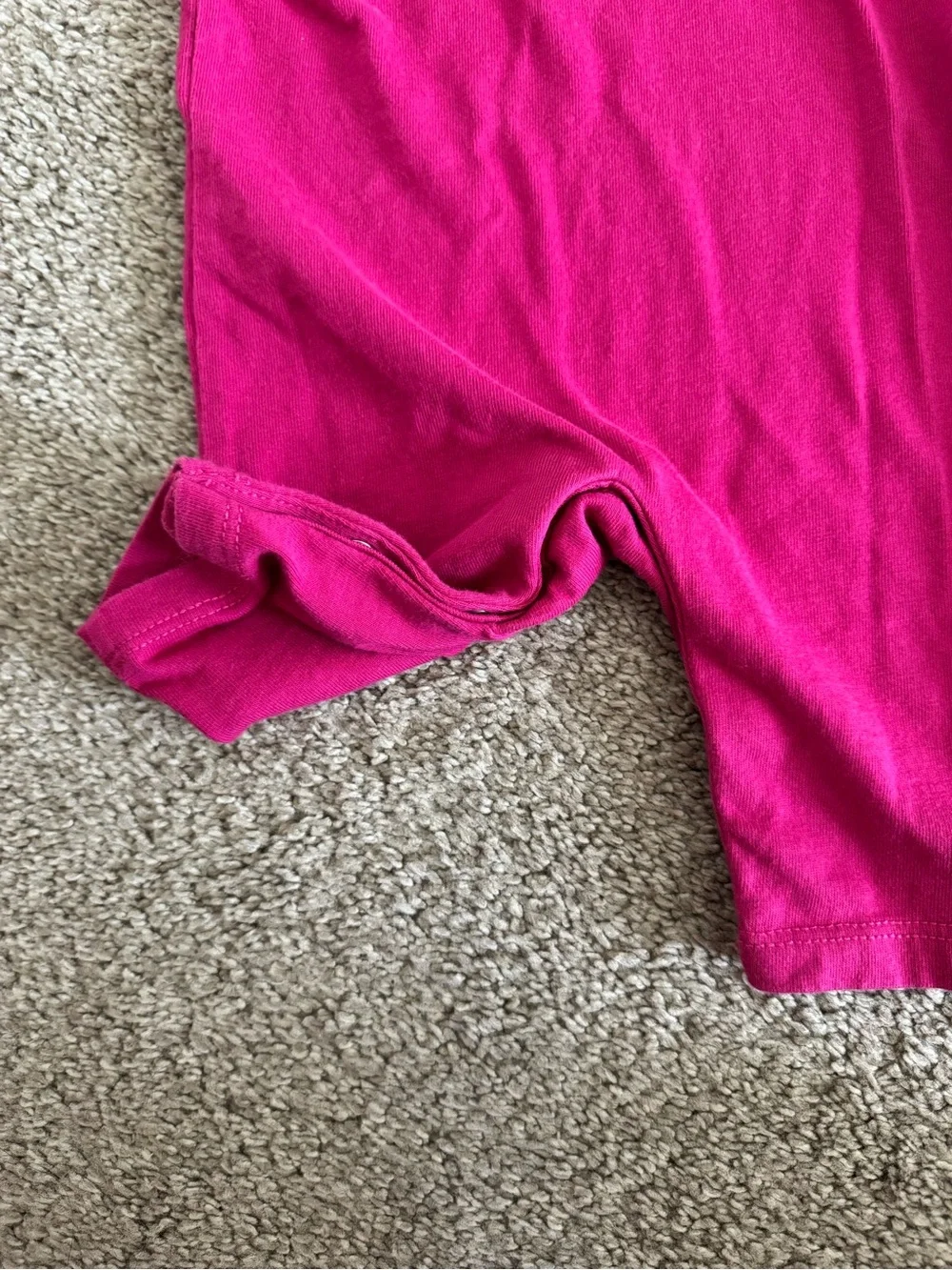 Vintage Ralph Lauren Emblem Crest Magenta & Navy Bodysuit